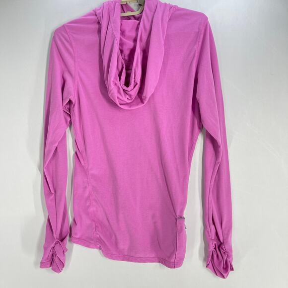 Nike Running Womens Hoodie Size Small S Pink Lightweight Athleisure SMALL STAIN - Picture 3 of 8